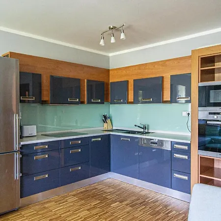 公寓 Park View Apartman With Private Garage And Balcony *