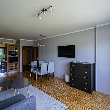 Park View Apartman With Private Garage And Balcony *